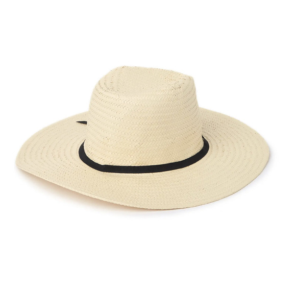 BRIXTON Mens Straw Summer Hat Packable NWT - Picture 4 of 8